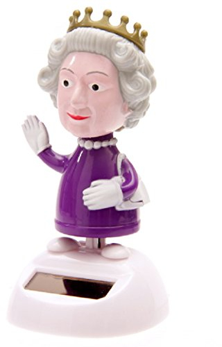 Solar Nodding Bobblehead Queen of England, Queen