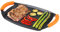 Orbegozo GDB 3600 - Plancha Grill de Aluminio Fundido, Revestimiento Antiadherente, Acabado en Piedra, Apto para lavavajillas, Asas de Goma