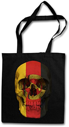 Urban Backwoods Classic Ddr Skull Flag Hipster Bag Beutel Stofftasche Einkaufstasche
