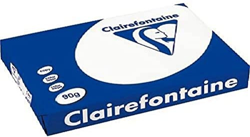 Clairefontaine 2895C - Clairalfa - set med 500 pappersark - A3-90 g - vit