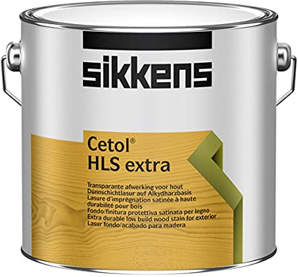 Sikkens Cetol HLS Extra Klarlack für Holz, 2,5 l, Helle Eiche, Transparente, seidenglänzende Grund-, Zwischen- und Schlussbeschichtung für Holz