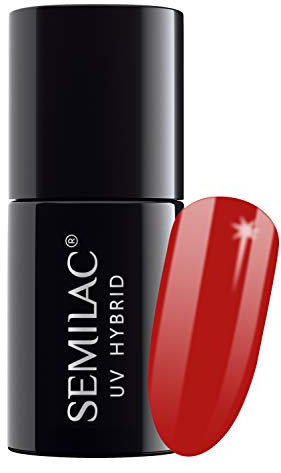 Semilac UV Nagellack 062 Poppy Red 7ml Kollektion Hottie