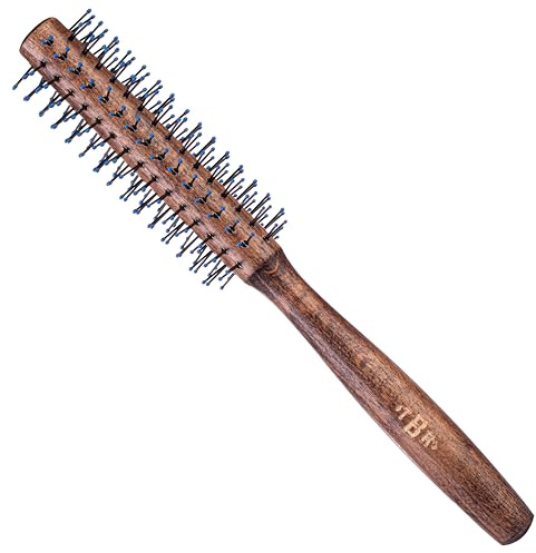 The Bluebeards Revenge, Quiff Roller, Professional Wooden Round Brush for Men's Hair Styling