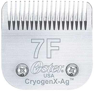 Oster Klipphuvud Cryogen-X, Skär, Snap-On-Klipphuvud, Storlek 7 F, 3.2 Mm, Detaljklippning, Professionella Djurägare, Groomers, Hästägare, Uppfödare, Privata Hushåll