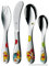 WMF Disney Winnie Pooh Kinderbesteck Set 4-teilig, Kinderbesteck Edelstahl, Besteck Kinder ab 3 Jahre, Cromargan poliert, spülmaschinengeeignet