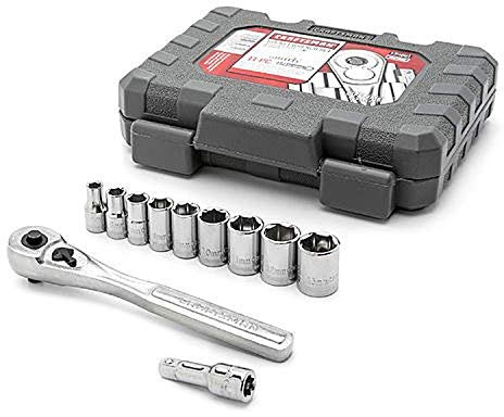 Craftsman 11 Piece Socket Wrench Set 6 Point, 9-34861