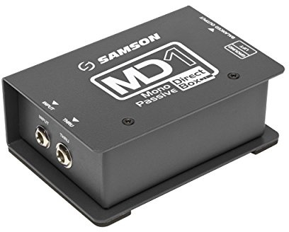 Samson S-Max MD1 Passive Mono Direct DI Box,18Hz40kHz, 0dB/-15dB