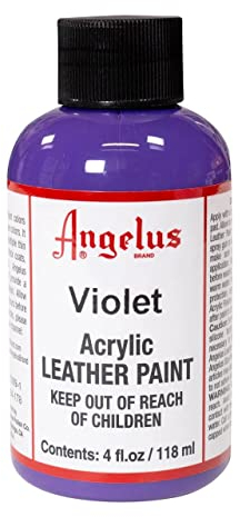 Angelus Acryl Leder Farbe 118ml / 4oz (Violett/Violet)