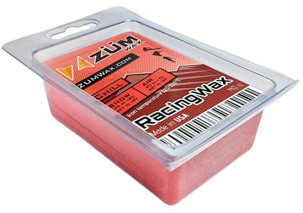 ZUMWax Iron-On Ski/Snowboard/Nordic/Cross-Country Wax, 140g, CHILL Temp, long-lasting, secret vanilla scent, Made in USA, PFAS-free. 100% hydrocarbon wax. Fast, durable, eco-friendly, CHILL conditions