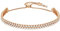 Swarovski Subtle bracelet, White, Rose gold-tone plated