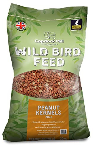 Copdock Mill noccioli di arachidi 20 kg mangiatoie per uccelli selvatici cibo trattare proteine olio Garden