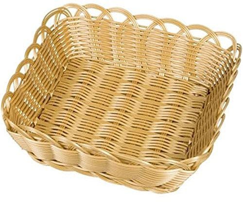 Kesper 17845 Brot- und Obstkorb, 29 x 29 x 9 cm, braun