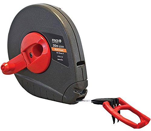 Fisco 626.03 STAHL-Bandmaß 30 m mit mm-Einteilung
