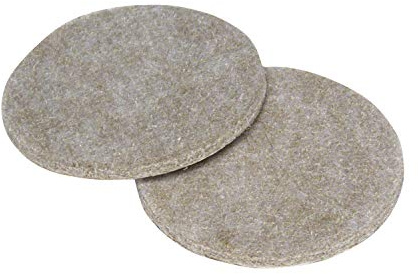 Rok 48 Heavy Duty Hardware All Purpose Sticky Self Adhesive Felt 2-1/4 Pads Sliders Gliders Movers for Sofa Furniture Couch Chair Floor Protector