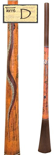 Didgeridoo Baked Wood Tonhöhe D Länge: 160-165 cm Rissstabil Dünnwandig warmer Klang Neuseeland Weltmusik Percussion
