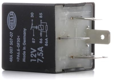 HELLA 4RA 007 507-071 Relais, Arbeitsstrom - 12V - 5-polig - Schaltbild: X