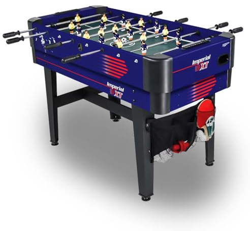 CARROMCO Imperial-XT 7in1 Tisch| Kicker, Billard, Tischtennis & mehr | 7IN1 MULTIFUNKTIONSTISCH: Großer Spieletisch (122x62x85cm) für Kinder & Erwachsene. Inklusive komplettem Zubehör