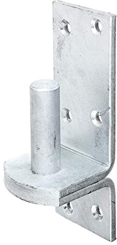 Alberts 311308 Kloben auf Platte | in den Ausführungen mit DI oder DII-Haken | feuerverzinkt | Dornmaß Ø20 mm | Platte 167 x 60 mm