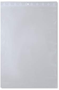 Lot de 500 Sachets 250 x 350 mm fermeture zip Transparent - Sachet fermeture zip 25 x 35 cm 50µ sac plastique compatible alimentaire et congélation de marque UNIVERS GRAPHIQUE REF UGS22-500