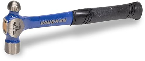 VAUGHAN Ball Pein Hammer, 8 oz, Steel handle, American high carbon steel, R308, VN16171