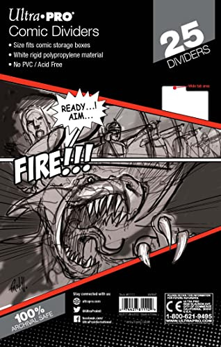 Ultra Pro Dividers Comic-Trennblätter, weiß