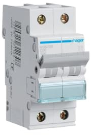 Hager MBN206 elektrischer Schalter 2P
