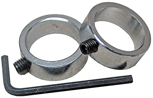 BEST SPORTING Stellring 30mm für Hantelscheiben, Sackkarre oder Bollerwagen I 2 Stellringe 30mm in Top-Qualität für Achse 30mm oder Edelstahlrohr 30mm I Klemmring I Klemmringe 30mm
