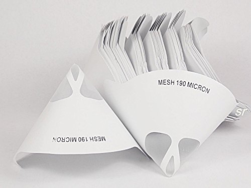 100 x PAINT STRAINERS NYLON MESH PAINT FILTERS CONE STRAINERS 400 microns
