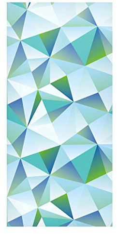 Apalis Magnettafel Vektormuster Türkis Memoboard Design Hoch Metall Magnet Pinnwand Motiv Wand Stahl Küche Büro, Größe HxB: 78cm x 37cm