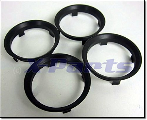 4er Set Felgen Zentrierringe 60,1mm auf 57,1mm DUNKELGRAU Alufelge