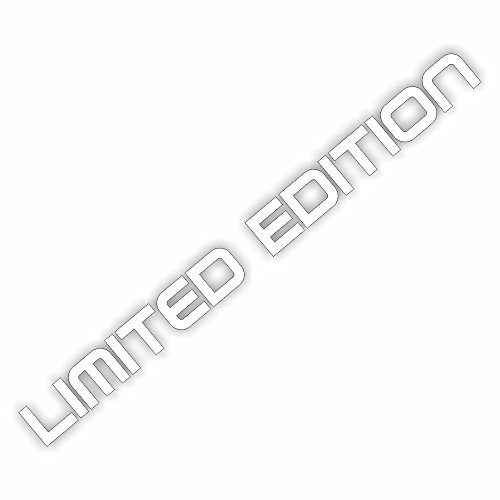 Folien-Zentrum - Limited Edition Weiß 20 x 1,5 cm - hochwertiger Aufkleber Tuning - OEM & JDM Auto Sticker - Lustige Aufkleber - Stickerbomb - Made in Germany