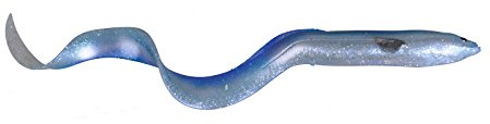 Savage Gear 3D Real Eel Gummifisch Aal, Gummiköder, Hechtköder, Angelköder, Kunstköder, Gummiaal, Aalköder, Köder für Hecht, Zander, Barsch, Waller, Dorsch & Heilbutt, Farbe:Blue Pearl Silver Eel, Länge / Gewicht:20cm / 27g
