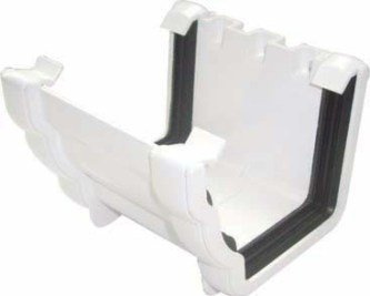 floplaststeckanschluss für Abflussrohr Union Halterung run1 Für 110 mm Niagara Ogee System