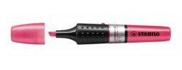 NUOVO Stabilo 71/56 CF5STABILO LUMINATOR ROSA Evidenziatore Stabilo Luminator rosa con inchiostro universale fluorescente liquido (conf.5 pz)
