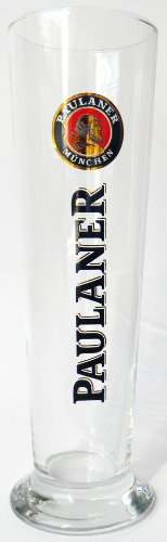 Paulaner – Vasos de cerveza cerveza de flauta 0.5 l, nuevo, top diseño, 6 unidades)