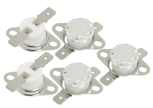 sourcing map Température Contrôle Interrupteur Thermostat KSD301 200°C NC 5Pcs