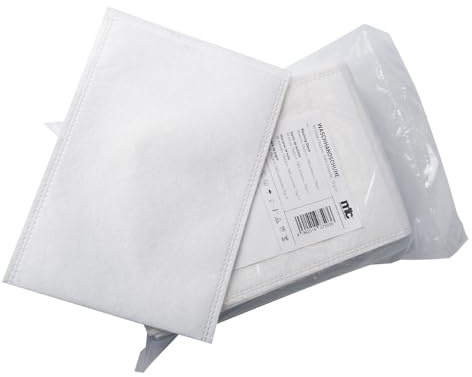 AsidBonz Medicalcorner24 500 Stück Ultra-Soft Einmal Waschhandschuhe Einmal-Waschlappen weiß Einweg Waschlappen