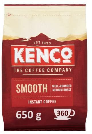 Kenco Smooth Instant Coffee Refill Bag - 1 x 650g Bag
