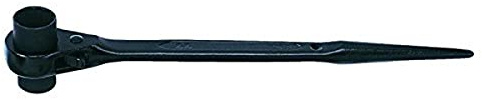 Bahco SC2RM-13-17 13&17 F/Const Ratchet Wrench Equipped with A Safety Ring, Black