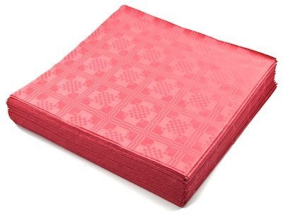 THE TABLECLOTH SHOP Red Paper Table Covers x 25