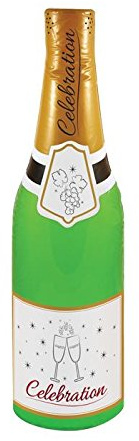 Aufblasbare Champagnerflasche, 73 cm