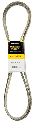 MaxPower Courroies 347546, renforcé au kevlar, 1/2 x 103 - 4L1030 - longueur extérieure L(a) 2600 mm.