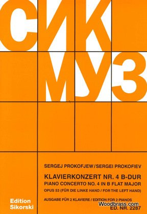 Konzert Nr. 4: für Klavier und Orchester. op. 53. Klavier, Orchester. Klavierauszug.
