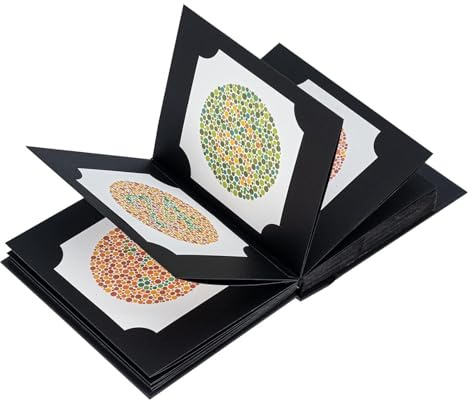 Ishihara Testtafel Bücher für Farbe Mangel 38 Teller Neueste Edition mit Usar Manuelle und One Eye occluder.