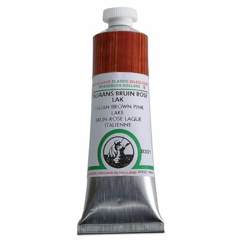 Old Holland ölfarbe – Klassische Farben 40 MLS – 164 Künstlerfarben B331 Italian Brown Pink Lake