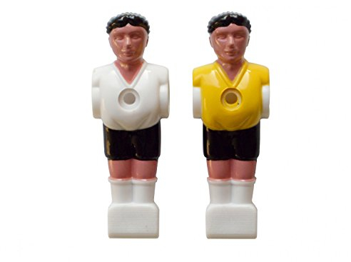 Kickerfiguren, Profi-Soccer Deluxe, für Kicker mit 16 mm Stangen, Farbe:weiß
