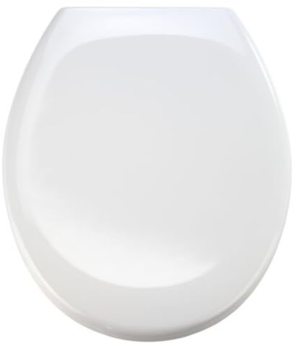 Schläfer 4633101 | Copriwater Universale Sedile Wc, Coprivaso in Thermoplast, Copri Wc Termoplasico con Cerniere Regolabili. Colore Bianco Lucido