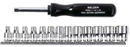 Bahco 6729SM 1/4-Inch Socket Set, Multi-Colour, Set of 14 Piece