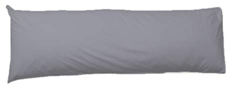 Ridas Bolster Pillowcases 100% Polycotton Blend product 4.6 Feet (54), Grey