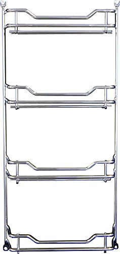 Fuchs 12er Gewürzregal leer in Chrom, 1er Pack